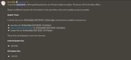 The BGMI 1.7.0 update's size can be guessed from the PUBG Mobile 1.7.0 update size (Image via Discord)